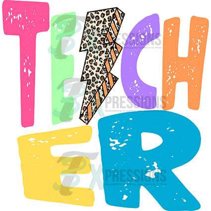 Teacher Colorful