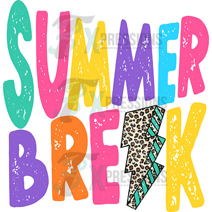 Summer Break colorful