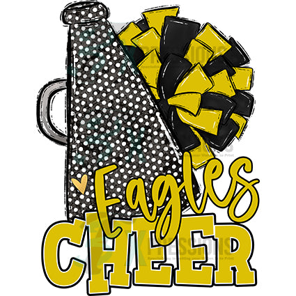 FREE Yellow Cheer Pom Pom Clipart