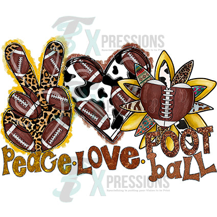 wholesale peace love w/ saints logo design nfl heat iron on Transfer -  PEAKEMB