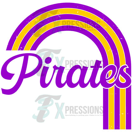 Personalized Team Color Rainbow