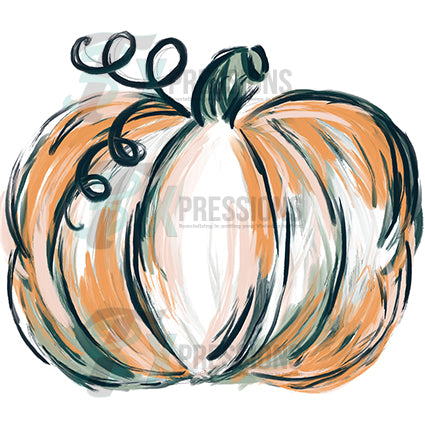 Water color pumpkin