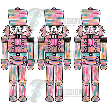 Water Color Nutcracker Trio