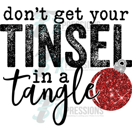 EnglishTips4U on X: Don't get your tinsel in a tangle - meaning: Get over  it! Don't get stressed out. #IOTW  / X