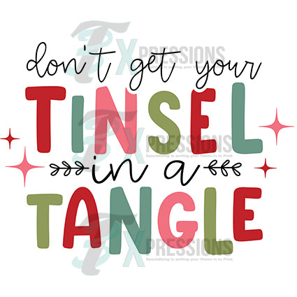 EnglishTips4U on X: Don't get your tinsel in a tangle - meaning: Get over  it! Don't get stressed out. #IOTW  / X