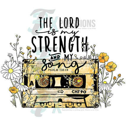 The Lord is my Strength Color