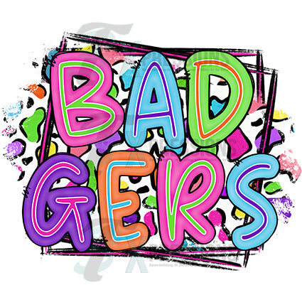 Badgers Colorful