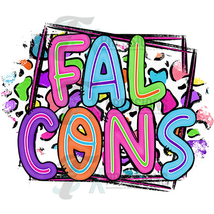 Falcons colorful