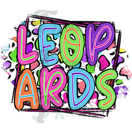 Leopards colorful