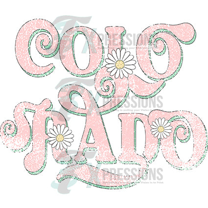 Colorado Retro Swirl Daisies