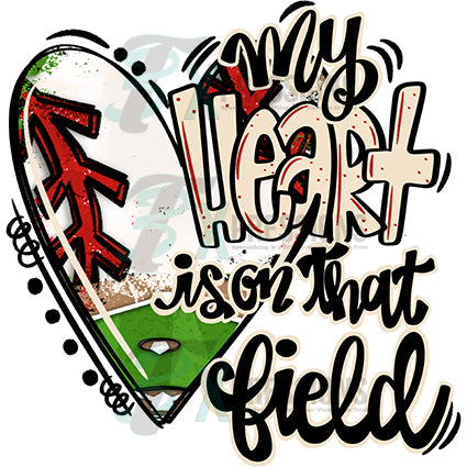 Baseball Heart Glam tee, My heart is on that field glitter t-shirt