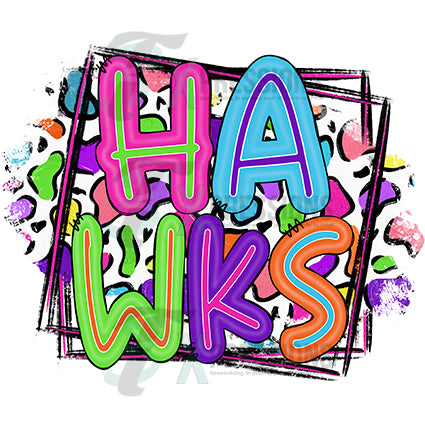 Hawks colorful