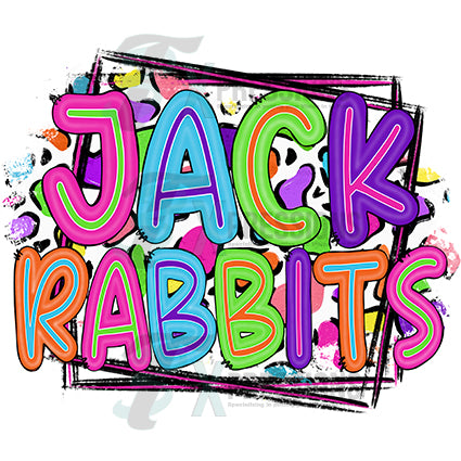 Jackrabbits colorful
