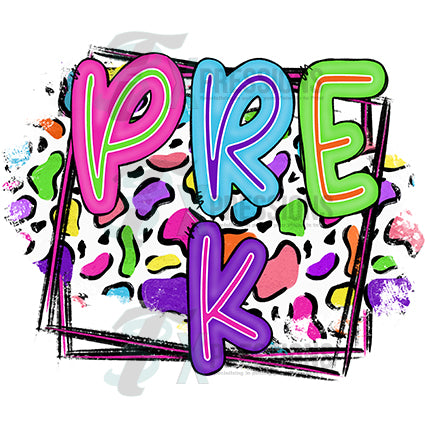 Pre K colorful
