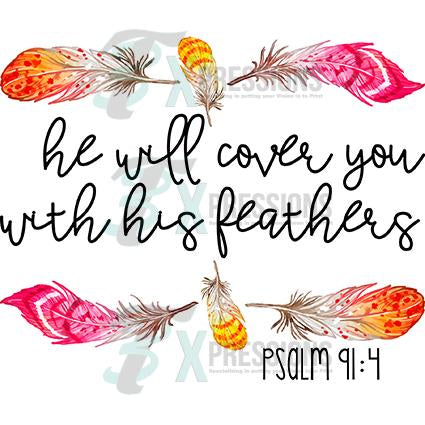 He will Cover you with his Feathers