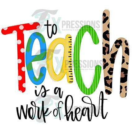 Teach Work of Heart