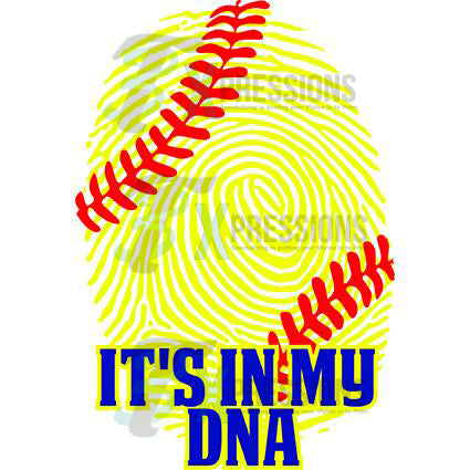 Softball it's in my dna - bling3t