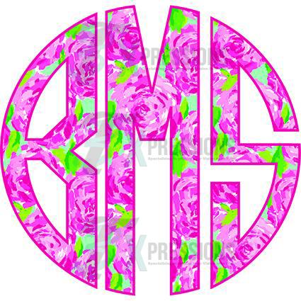 Personalized Circle Monogram