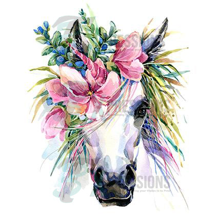 floral head piece horse - bling3t