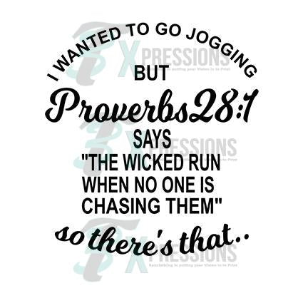 I Wanted To Go Jogging