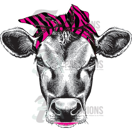 Cow- pink zebra - bling3t