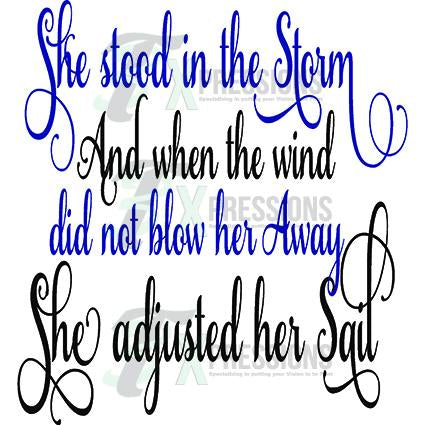 She Stood In The Storm