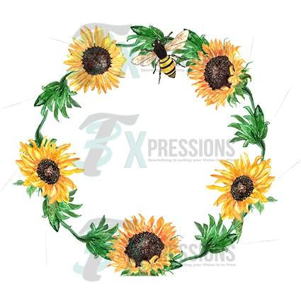 Sunflower Floral Wreath