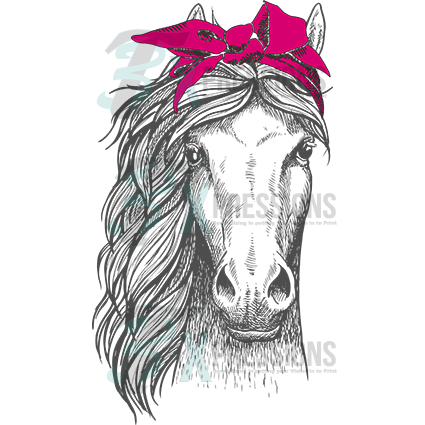 pink headband horse - Bling3t