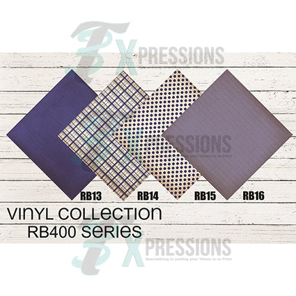 Blue and Gray Patterned Vinyl 4 - Bling3t