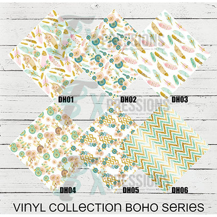 Boho Patterened Vinyl - Bling3t