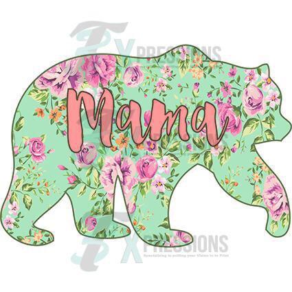 Mama Bear Pastel floral